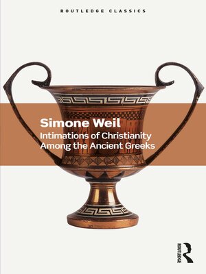 cover image of Intimations of Christianity Among the Ancient Greeks